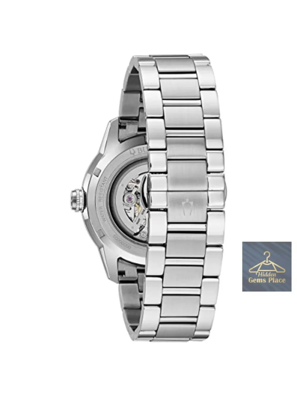 Men's Classic Sutton Automatic Stainless Steel Skeleton Watch